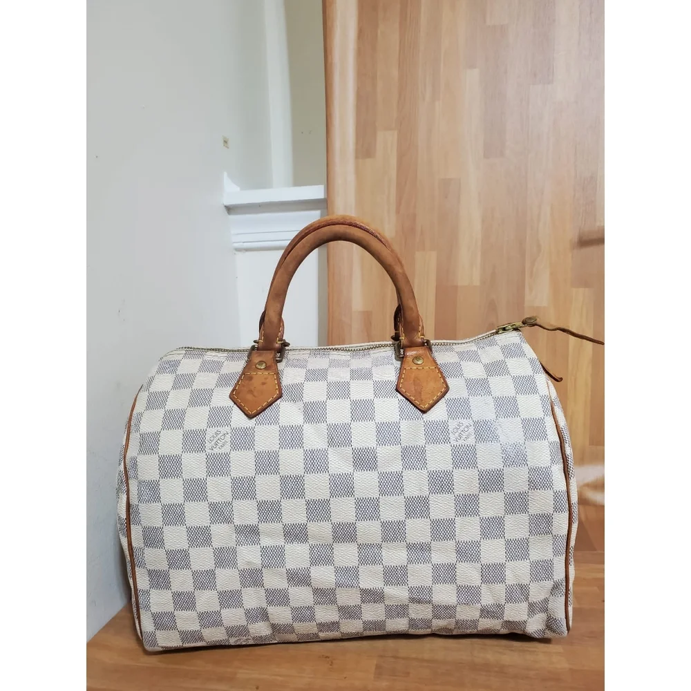 LOUIS VUITTON Damier Azur Speedy 30 - Picture 2 of 12